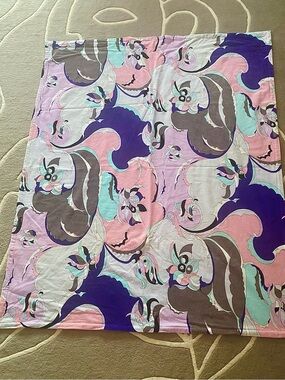 EMILIO PUCCI LARGE VINTAGE BATH TOWEL, 100% COTTON, MADE IN ITALY